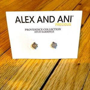 Alex and Ani Sterling Silver Earrings